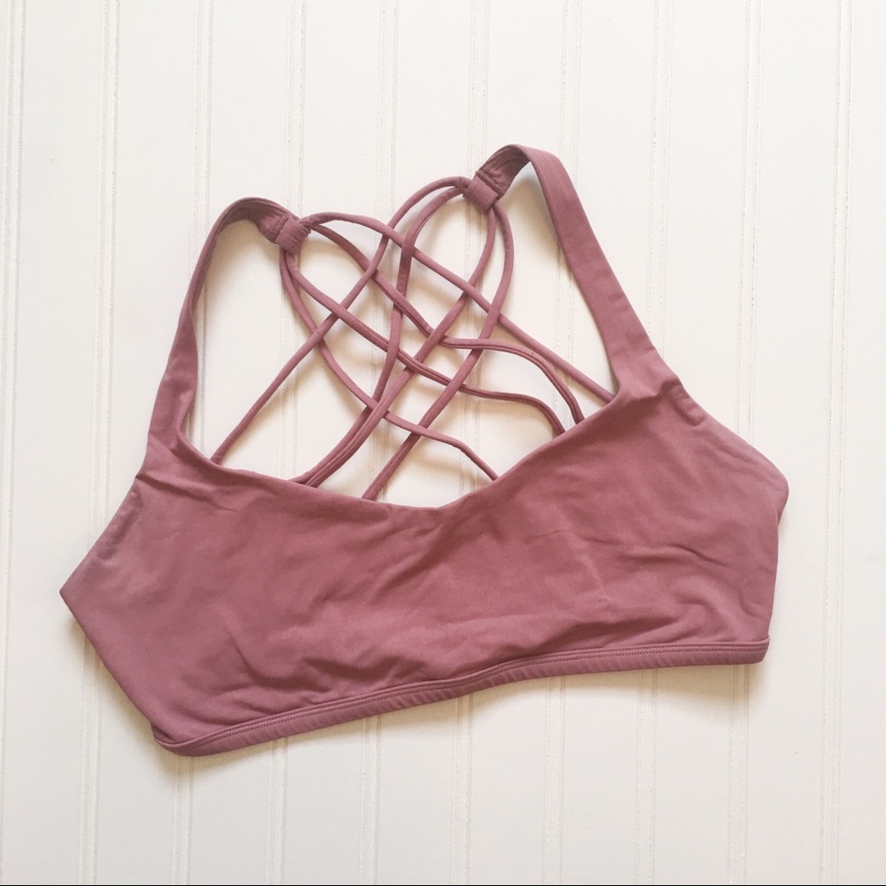 Lululemon Free To Be Wild Sports Bra in Mauve